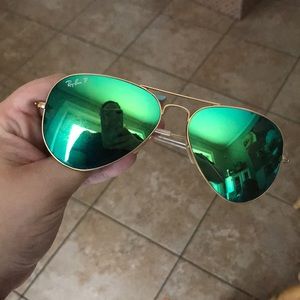 Polarized RayBan aviators